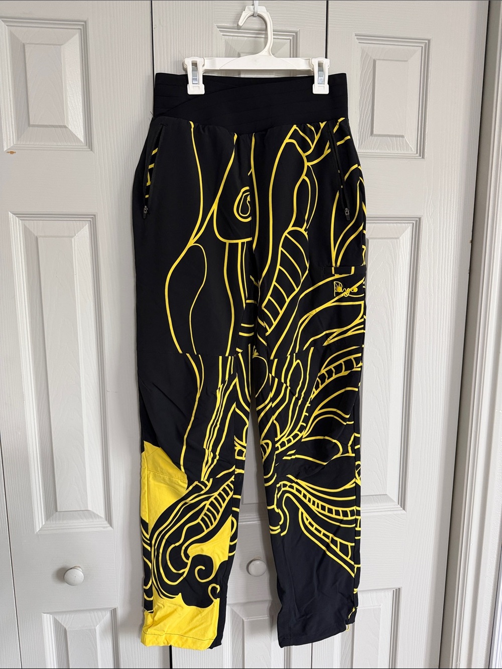 Pangoo Origin Pants - Tiger (Black & Yellow) Rock Climbing